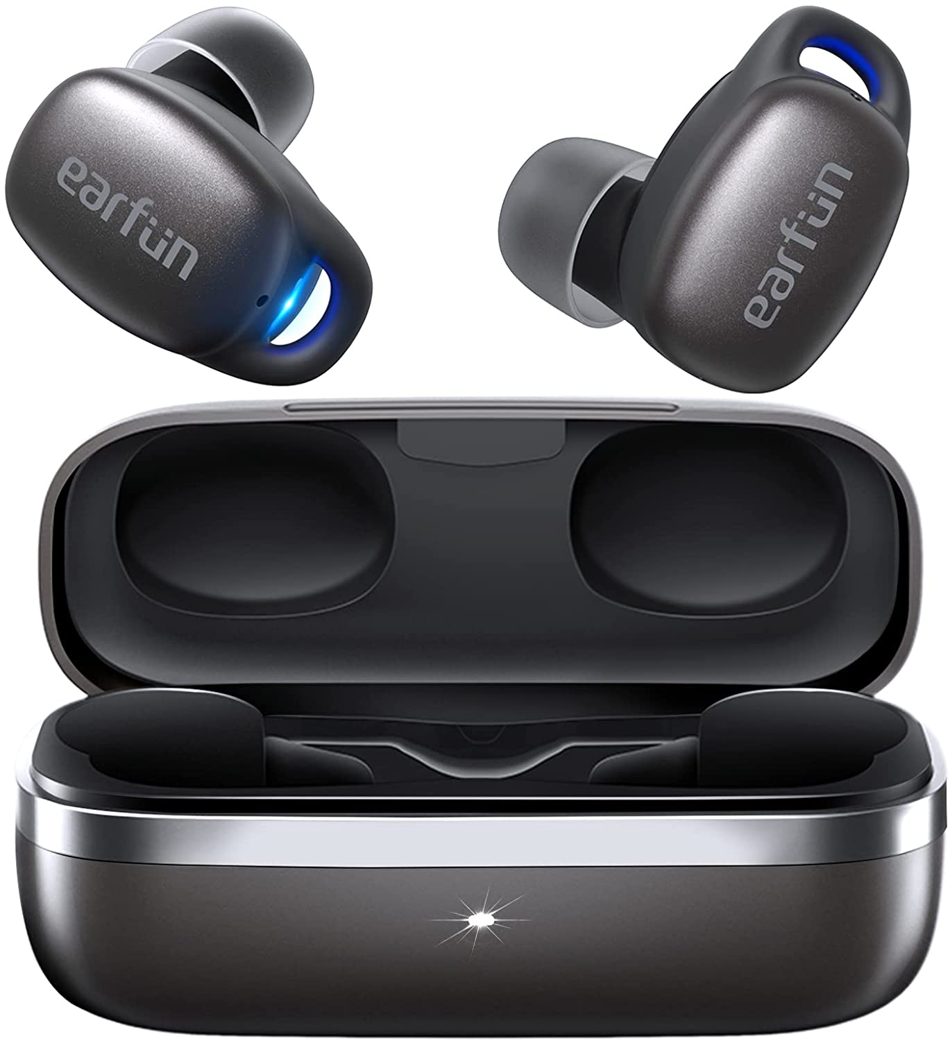 Amazon.com: Wireless Earbuds, EarFun® Free Pro 2 Hybrid Active Noise  Cancelling Earbuds, Bluetooth 5.2 Earbuds with 6 Mics, Stereo Sound Deep  Bass in-Ear Headphones, Ambient Mode Earphones, Wireless Charging, 30H :  Electronics