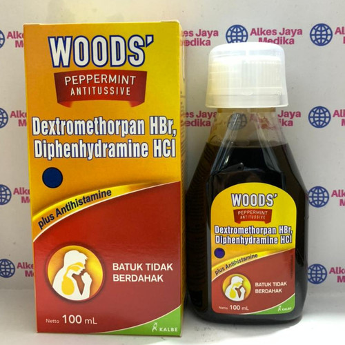 Jual Woods Antitussive 100 ml (Obat Batuk Kering) - Kota Tangerang - alkes  jaya medika | Tokopedia