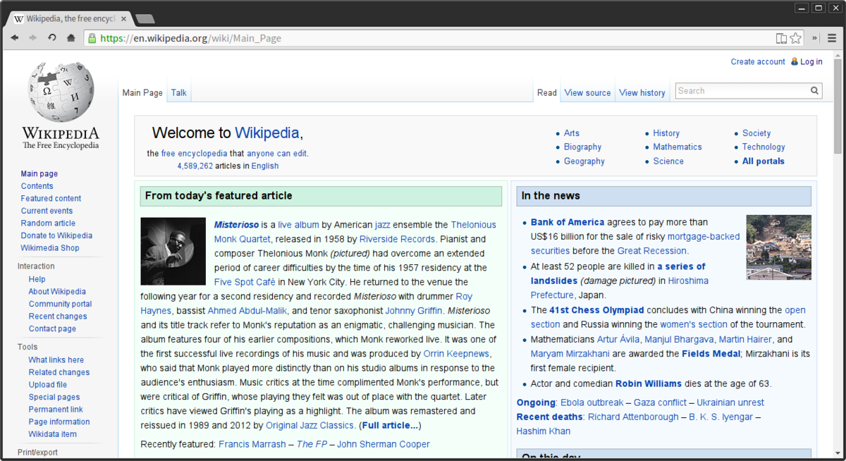 Home page - Wikipedia