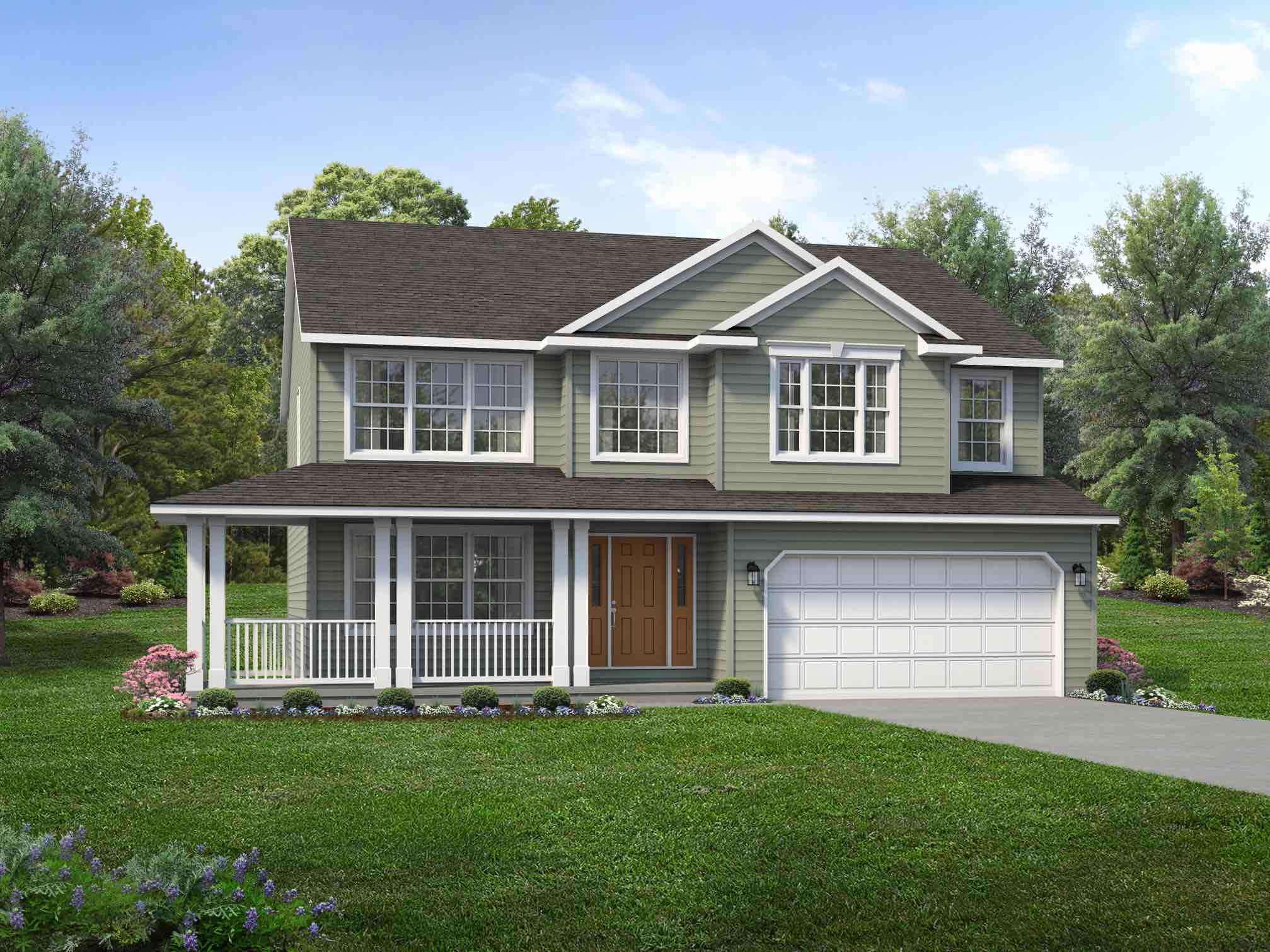 Charleston Floor Plan: Two-Story Custom Home - Wayne Homes