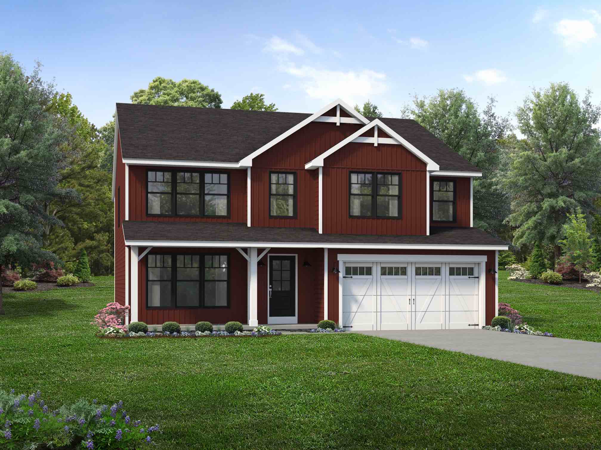 Charleston Floor Plan: Two-Story Custom Home - Wayne Homes