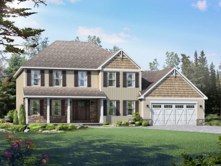 Charleston Floor Plan: Two-Story Custom Home - Wayne Homes